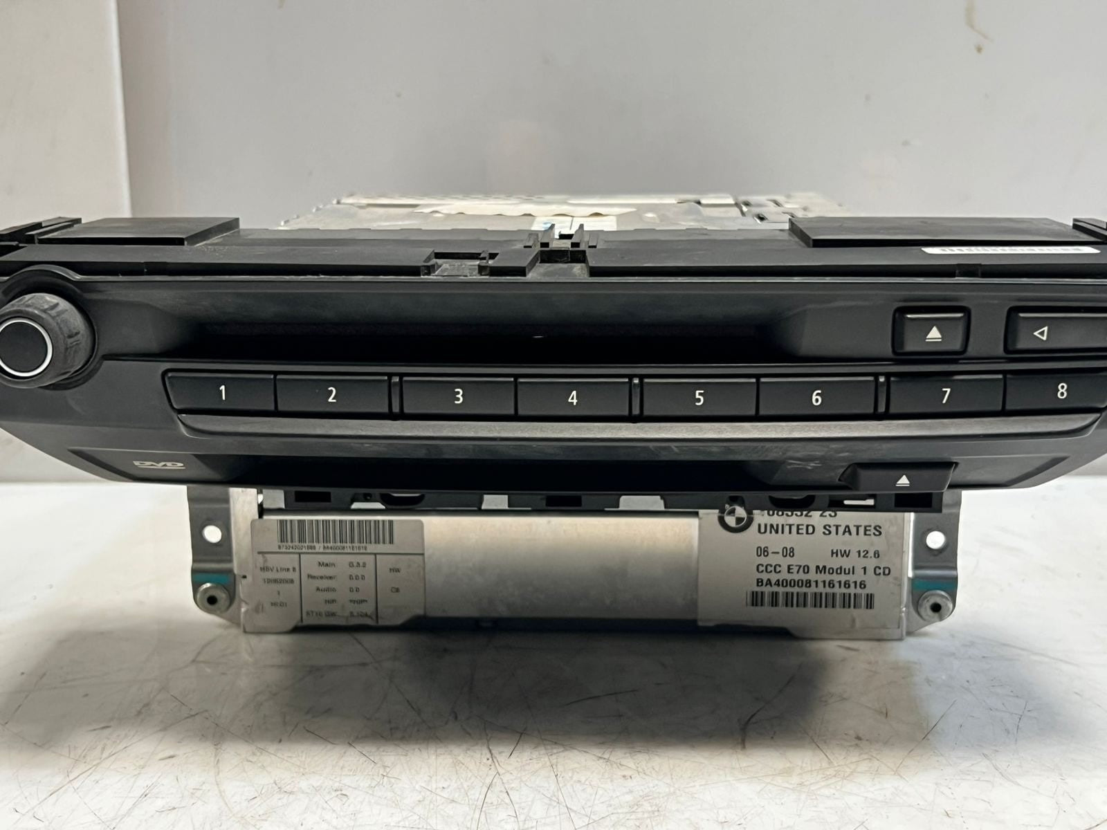 2006-2013 BMW X5 E70 and X6 E71 Navigation Radio Head Unit 9185542 OEM
