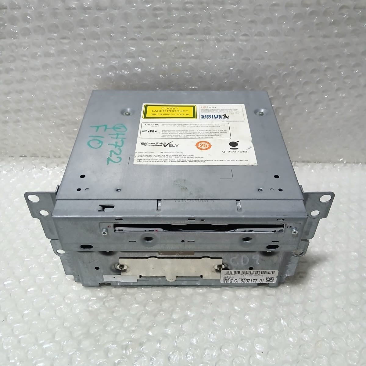 BMW 5 F10 F11 F06 F12 F13 7 F01 F02 NAVIGATION SYSTEM HEADUNIT CIC HIGH 9237177