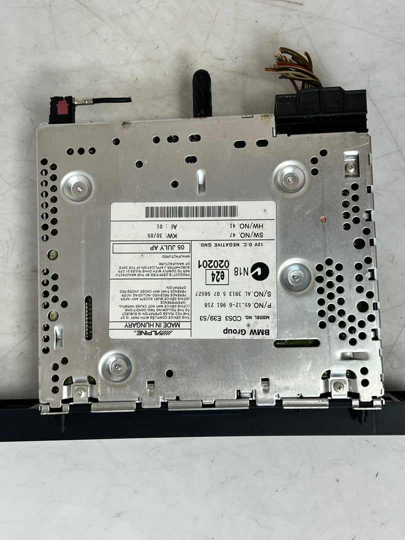 2004-2006 BMW E53 X5 and E39 5' Radio BUSINESS Cd53 Player 6961218 OEM