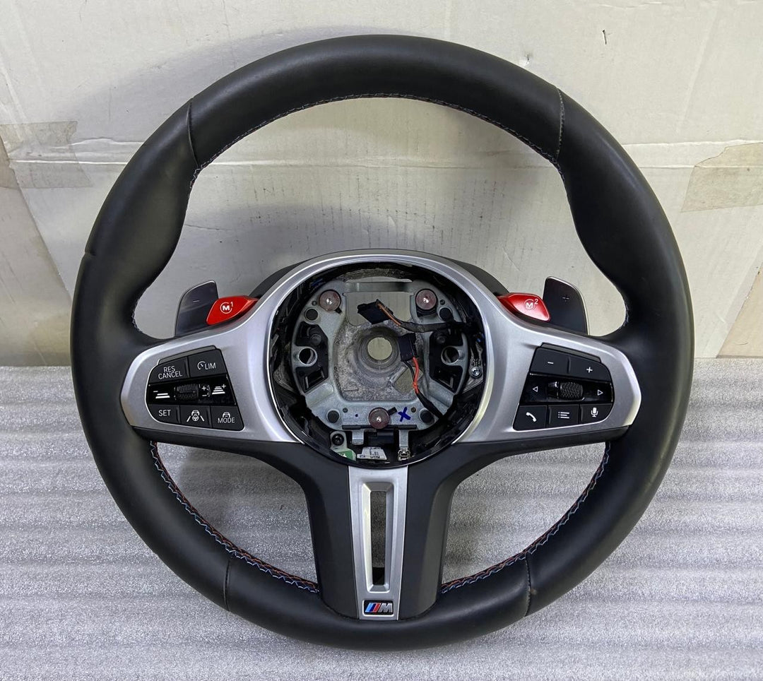 OEM BMW M8 F91 F92 F93 Leather Steering Wheel Leather M-SPORT 8746143 Original