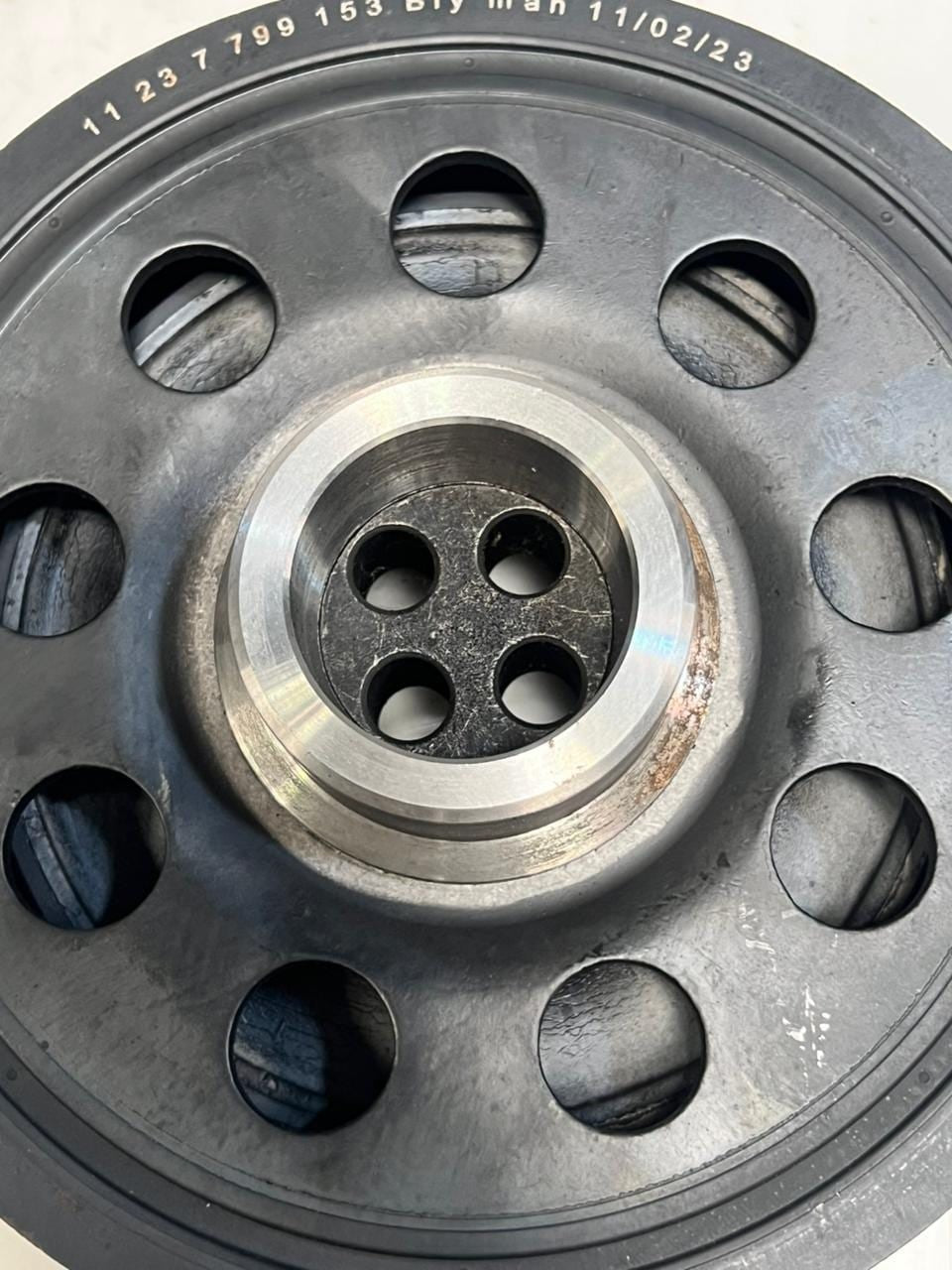 BMW N47D20A Crankshaft Pulley With Vibration Damper 7799153 OEM