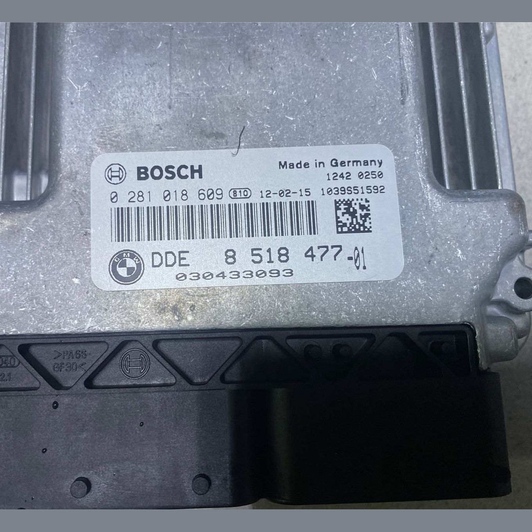 2012 BMW 525D Engine Control Unit DDE 8518477 F10 F11 520D 525D DIESEL ECU SET 