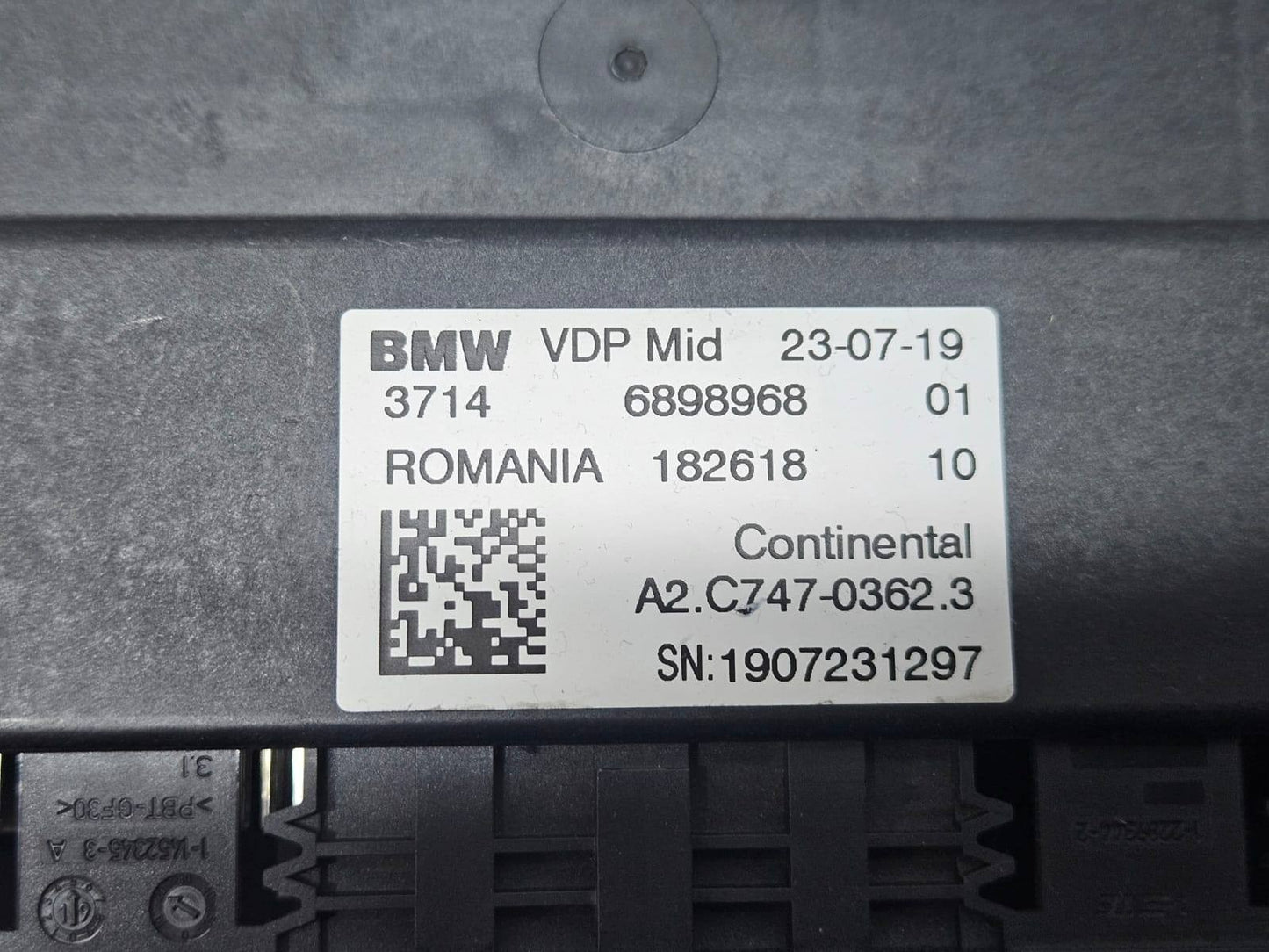 2020 BMW M8 X3 G01 Suspension Control Module 6898968 OEM