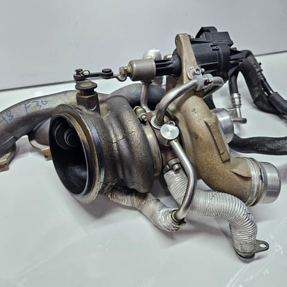 7637563-2017-2021 BMW X1 X3 F30 230i B48 Engine Turbocharger Hybrid OEM