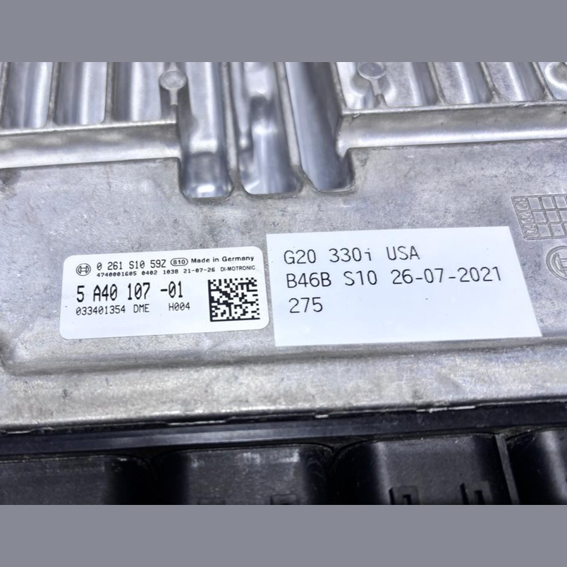 BMW G20 330i USA B46B S10 26/07/2021 ENGINE CONTROL UNIT SET + KEY - 5A40107