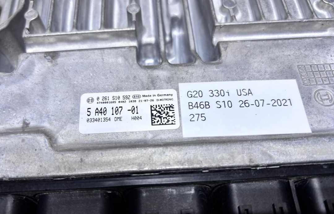 BMW G20 330i USA B46B S10 26/07/2021 ENGINE CONTROL UNIT SET + KEY - 5A40107