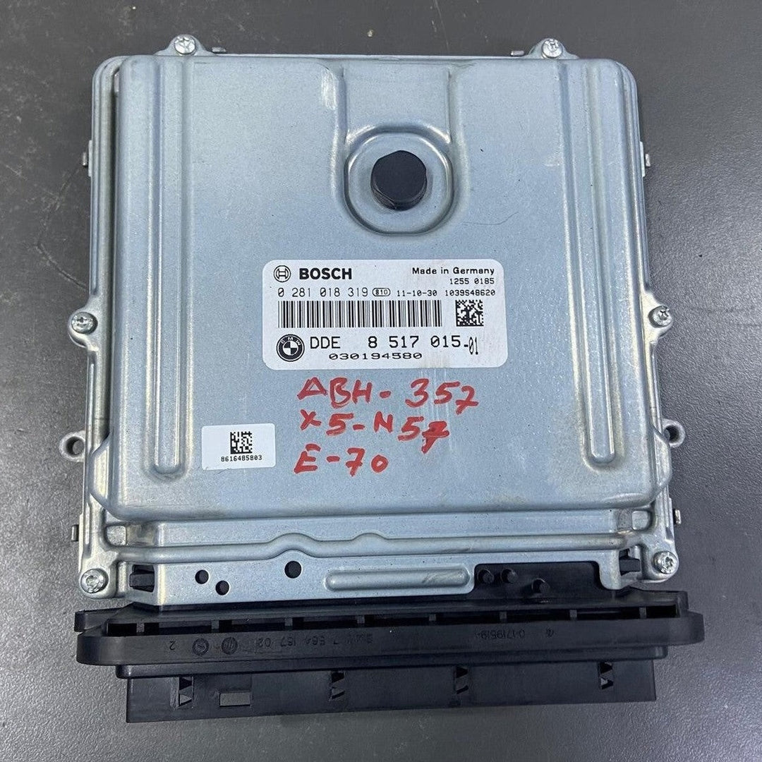 OEM BMW X5 E70 X6 E71 30dX Diesel N57 ENGINE CONTROL UNIT DDE 8517015 ECU ONLY