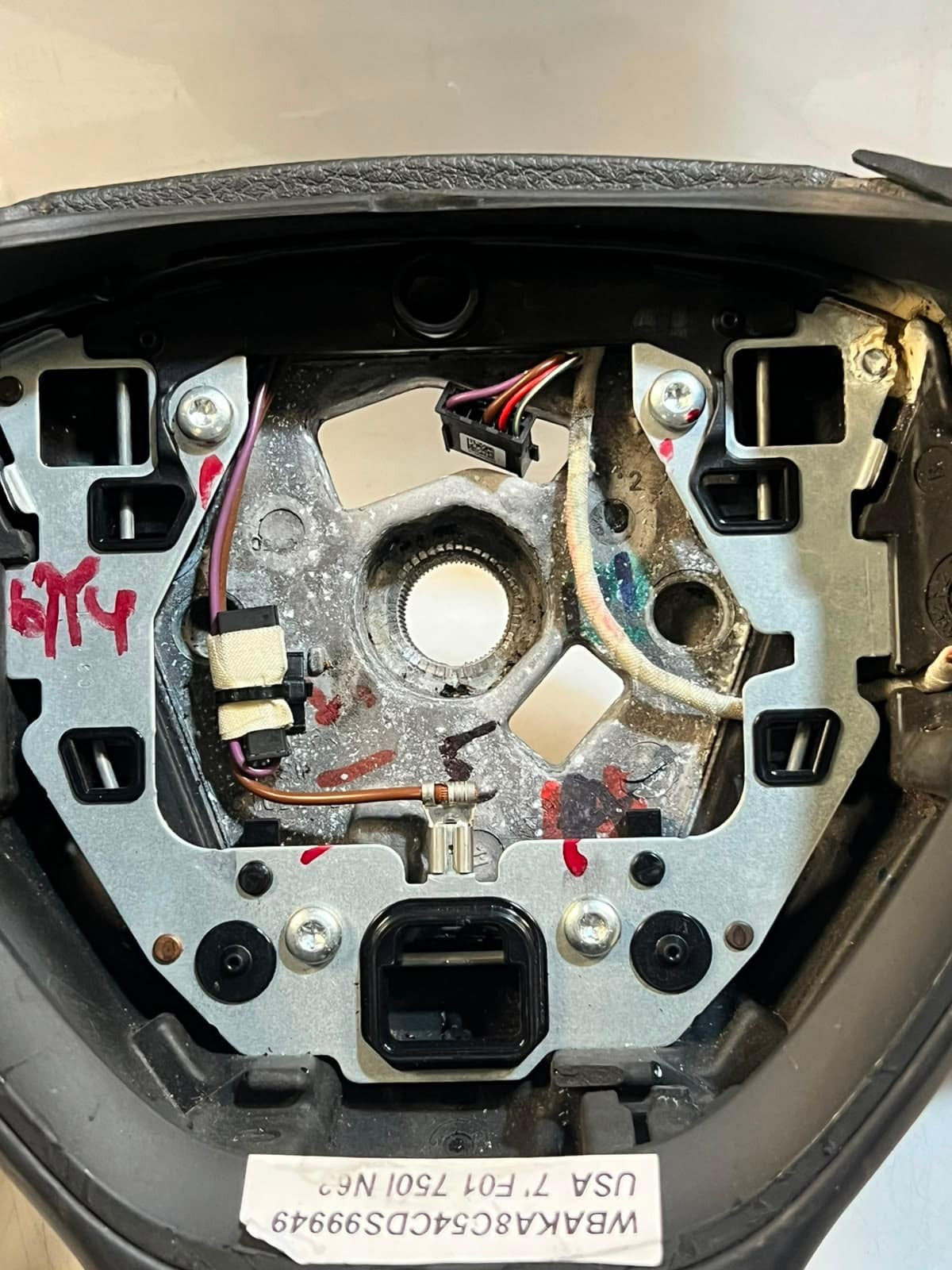 2011-2013 BMW 5 Series F10 F01 F02 F03 F04 F06 F07 535i Steering Wheel 6165700