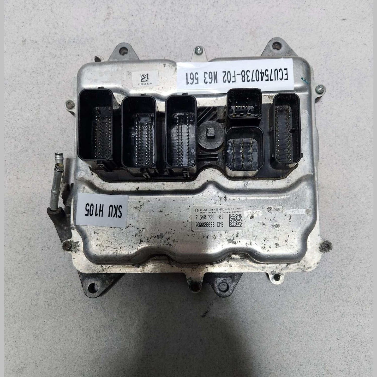 2014-2016 BMW 550i Engine Control Unit 7540738 650i 550i GT 4.4 N63