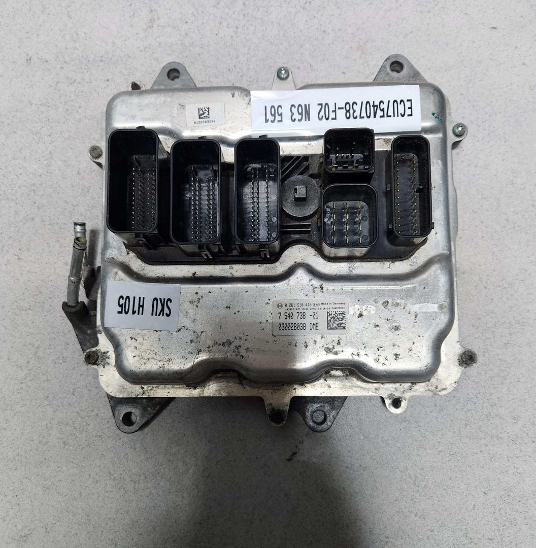 2014-2016 BMW 550i Engine Control Unit 7540738 650i 550i GT 4.4 N63