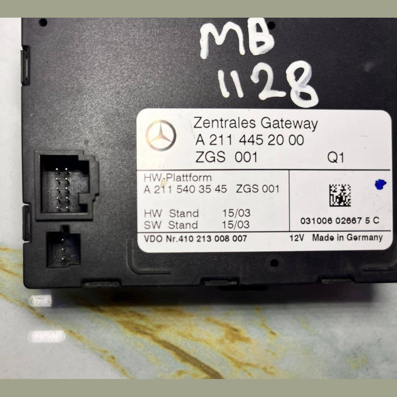 2004 Mercedes-Benz E320 Central Gateway Control Module A 2114452000 W211 E-Class