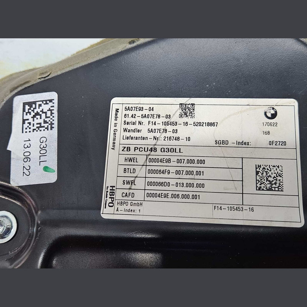2019-25 BMW X7 G07 HYBRID PCU POWER CONTROL MODULE UNIT 5A07EA3 5A07E78