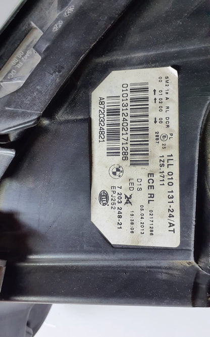 BMW 5 Series F10 F11 Right Bi Xenon Headlight OEM 7203248