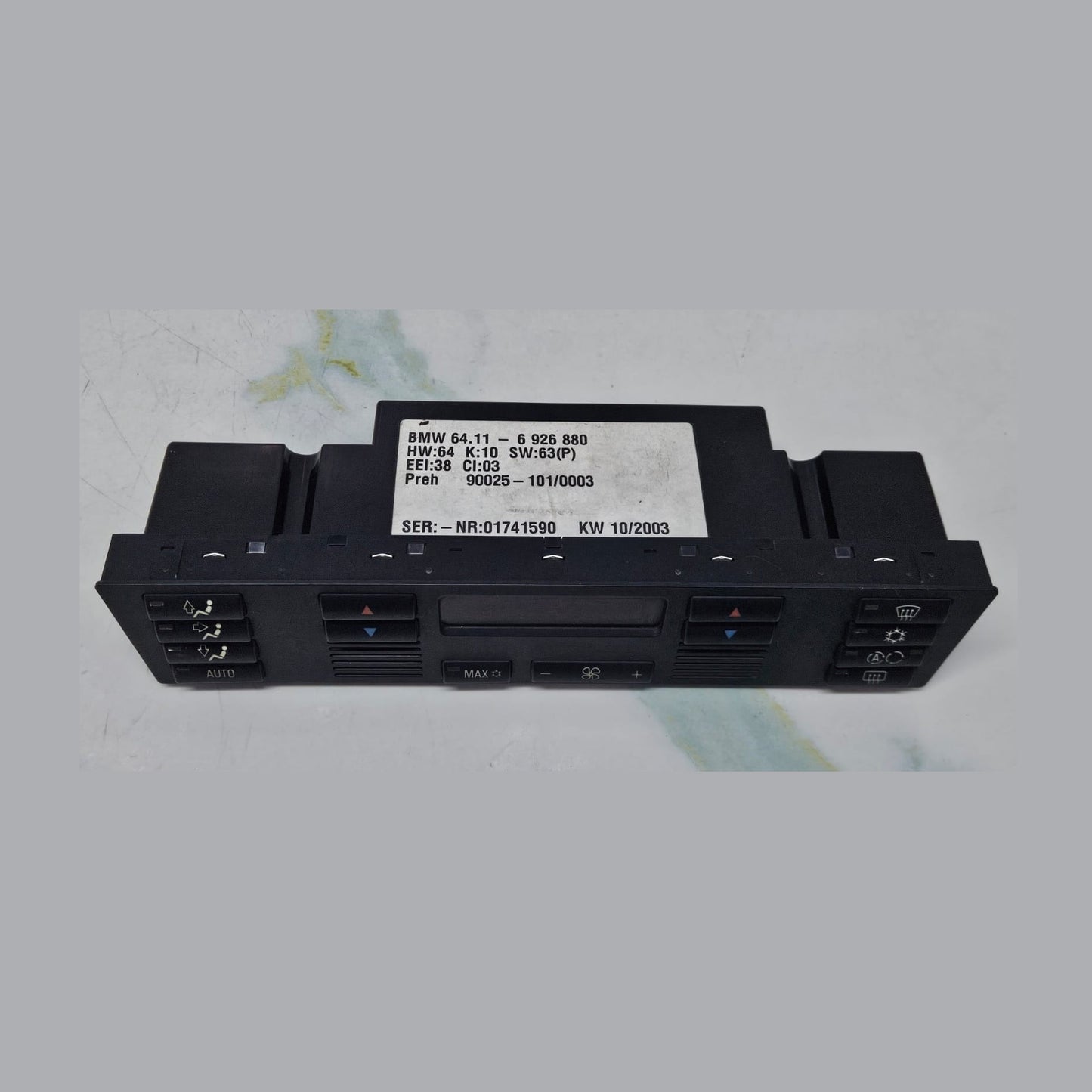 2000-2006 BMW X5 E53 Climate Control Panel 6926880 OEM
