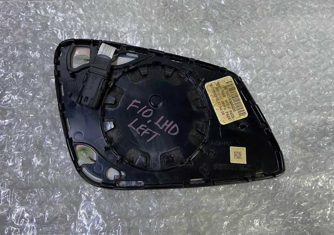 OEM BMW F10 LHD Left side Side Mirror Glass only