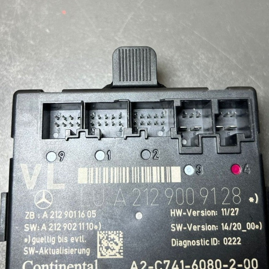 Mercedes-Benz W212 E-Class Front Left Side Door Control Module A212 9009128 OEM