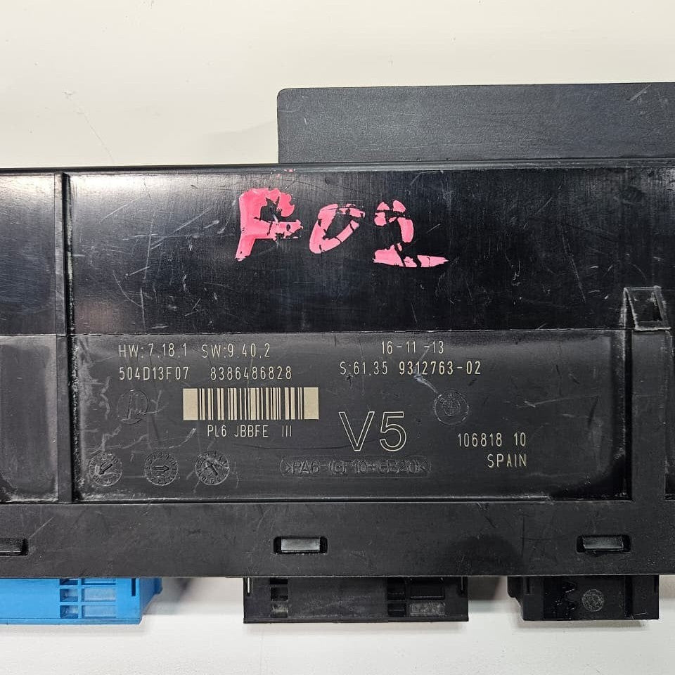 2009-2015 BMW F02 740Li PL6 JBBFE III Body Control Module BCM 9312763-02 OEM