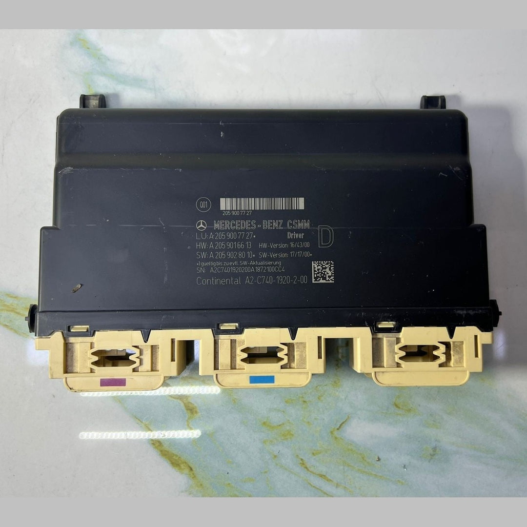 2014-2018 Mercedes W205 C300 C-Class Driver Seat Control Module A205 9007727 OEM