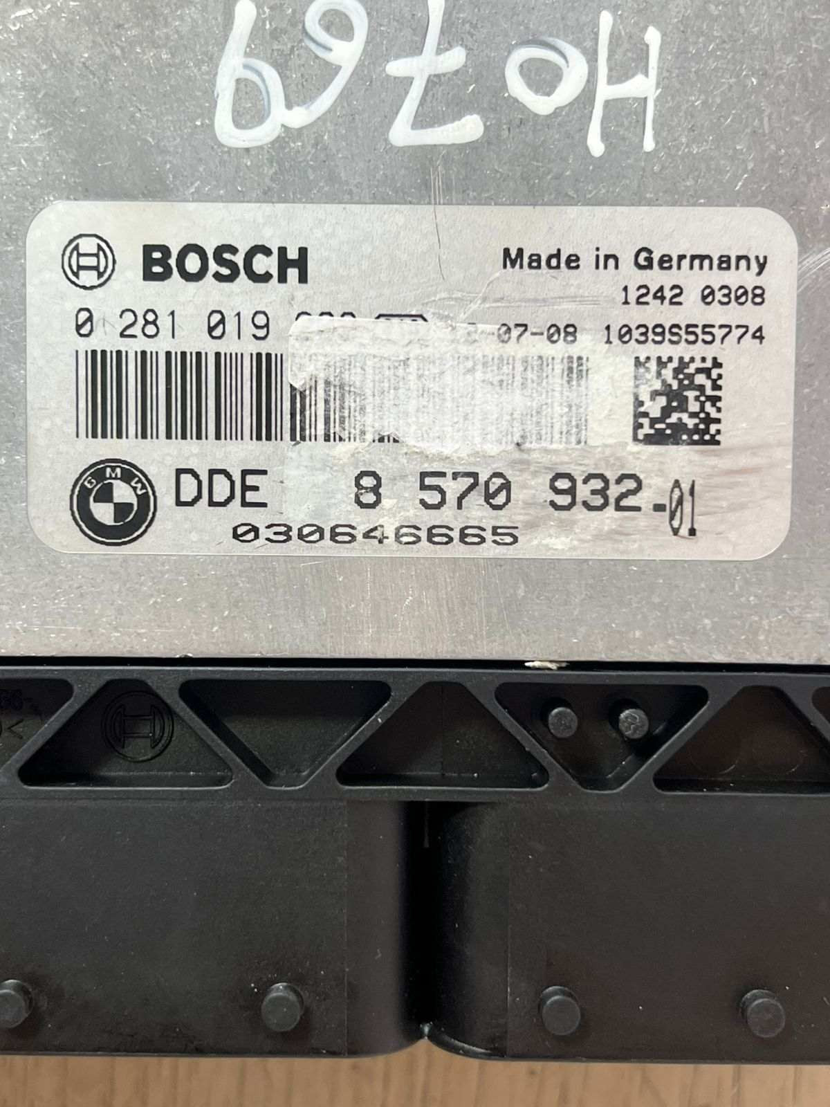 2012 BMW 320I N47D F30 Engine Control Unit COMPLETE SET DDE + FEM + 1KEY 8570932