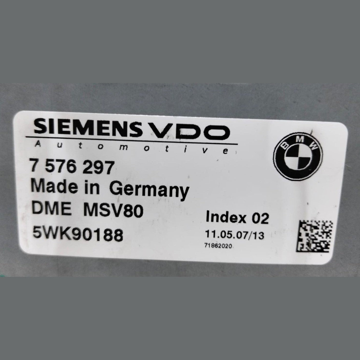 2008-2010 BMW 523I E60 LCI  Engine Control Module ECU KIT COMPLETE 7576297
