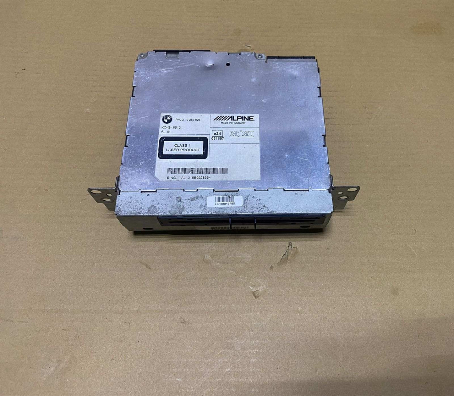 BMW Radio Audio Head Unit 9258925 5 Series F10 F11 radio audio head unit