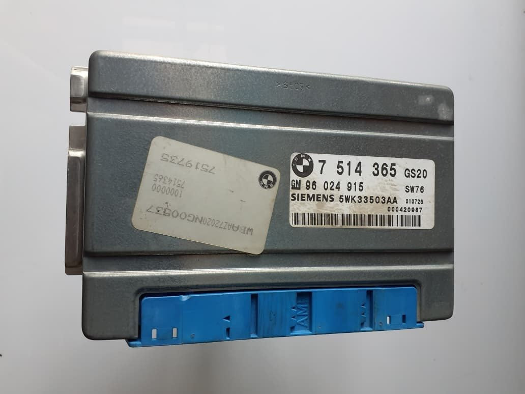 2002 BMW X5 Transmission Control Module 7514365 X5 3.0L and E46 318i N42 2.0L en