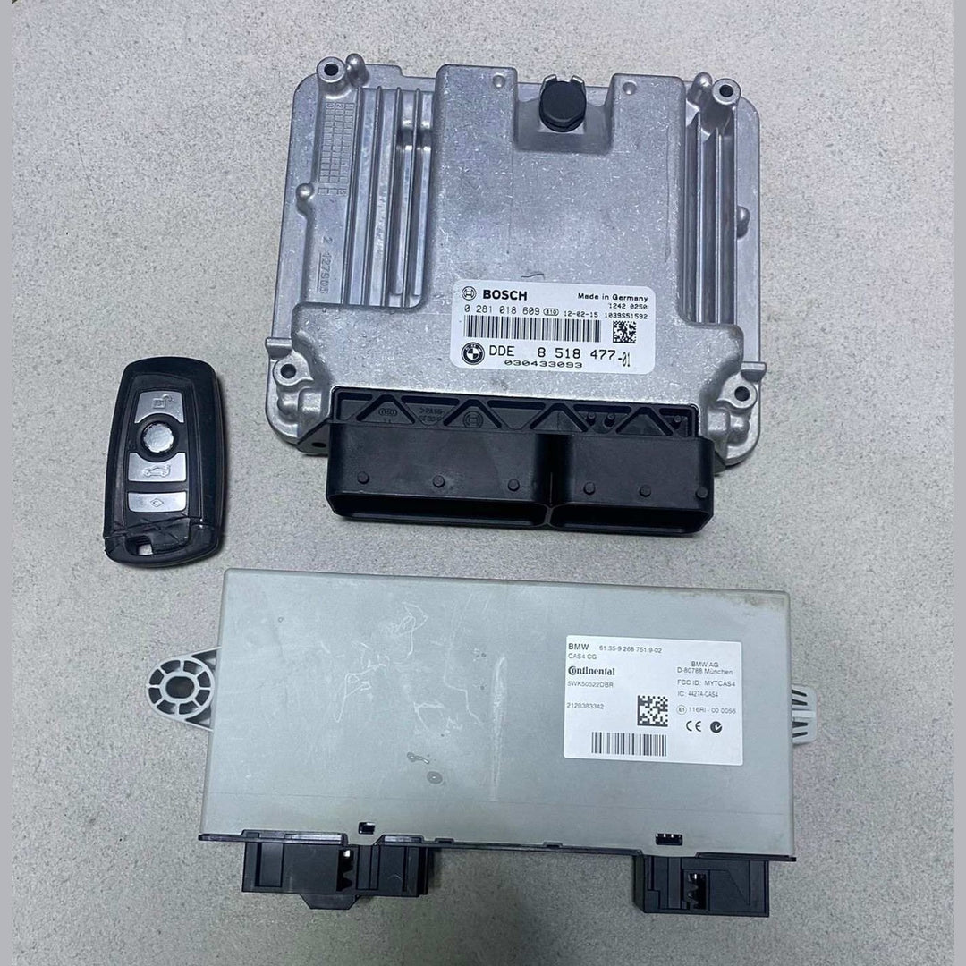 2012 BMW 525D Engine Control Unit DDE 8518477 F10 F11 520D 525D DIESEL ECU SET 