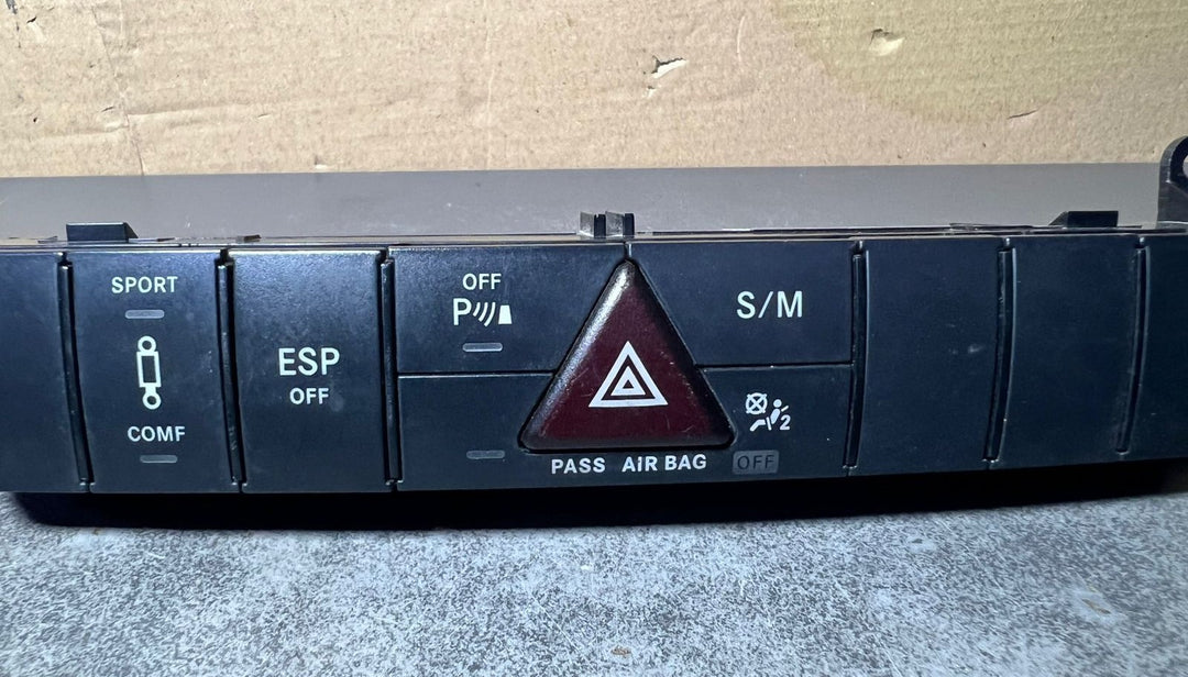07-13 Mercedes W164 ML GL Switch Control Panel Suspension ESP S/M A164 8700151