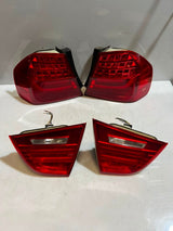 2008-2011 BMW 3 Series E90 and E91 328i REAR Tail Light SET LED 7154156 7154155