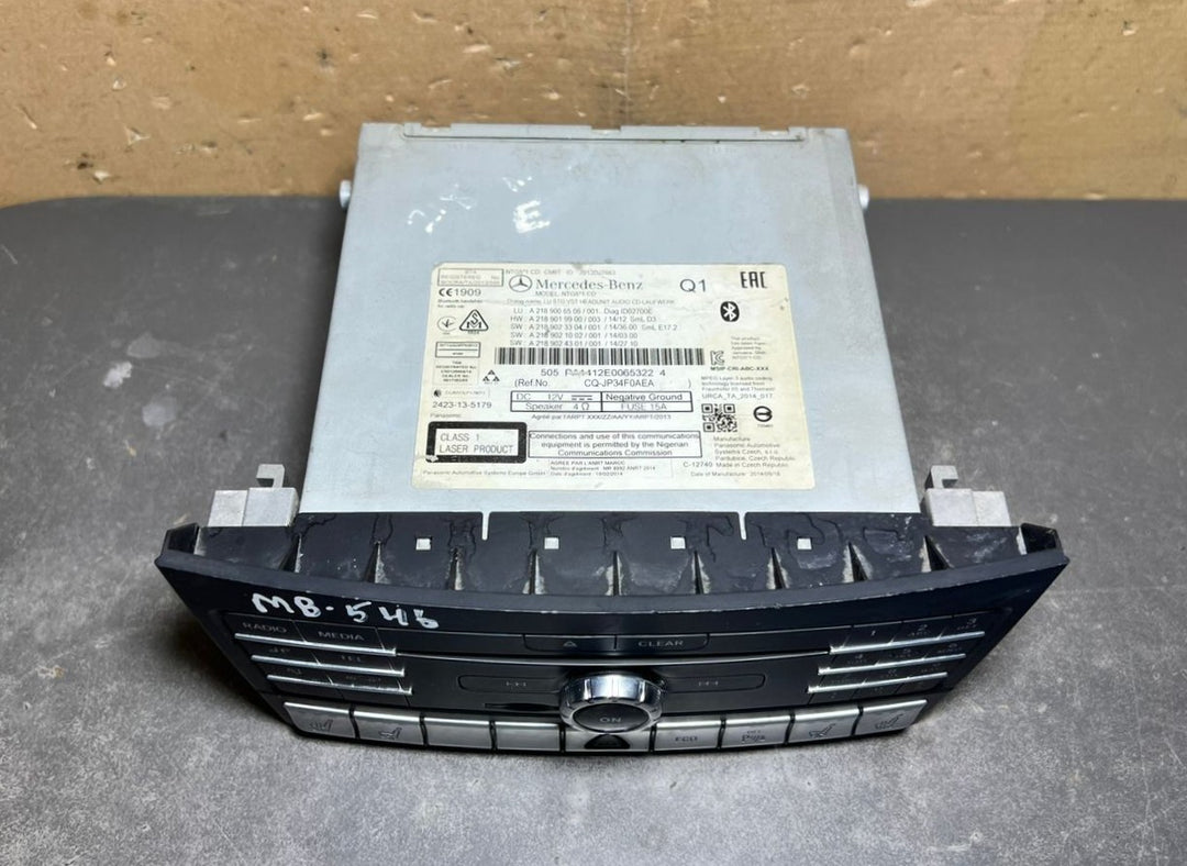 14–16 Mercedes-Benz W218 CLS Radio Audio Head Unit CD Player A218 9006506 OEM