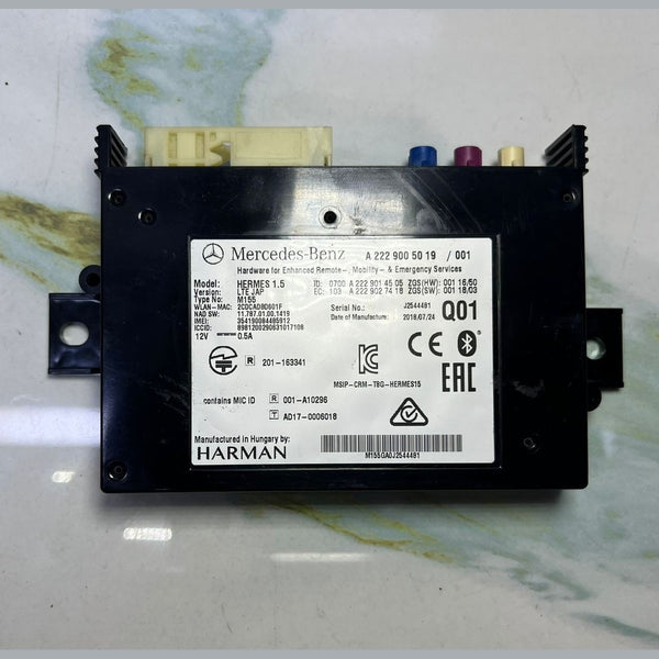 Mercedes Emergency Call Control Unit A2229005019 W213 E53 AMG, W222, W217