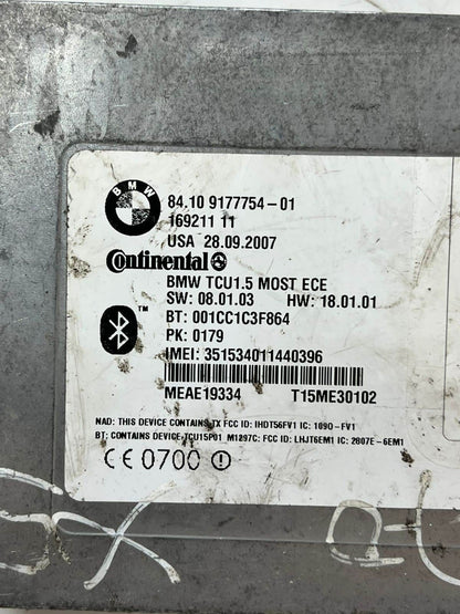 BMW E60, E61, E63, E64, E70 Telematics Bluetooth Control Unit Module 9177754 OEM