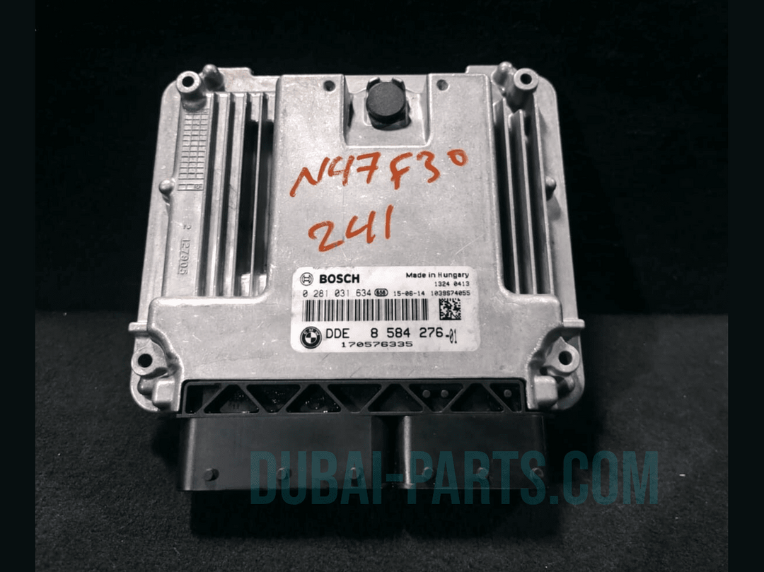 BMW AUTOMATIC F30 F31 320d N47N 163HP ENGINE CONTROL UNIT MODULE ONLY - 8584276
