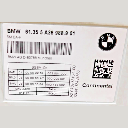 2020-2023 BMW 228I XDRIVE GRAN COUPE G23- Front Left side Control Module 5A36988