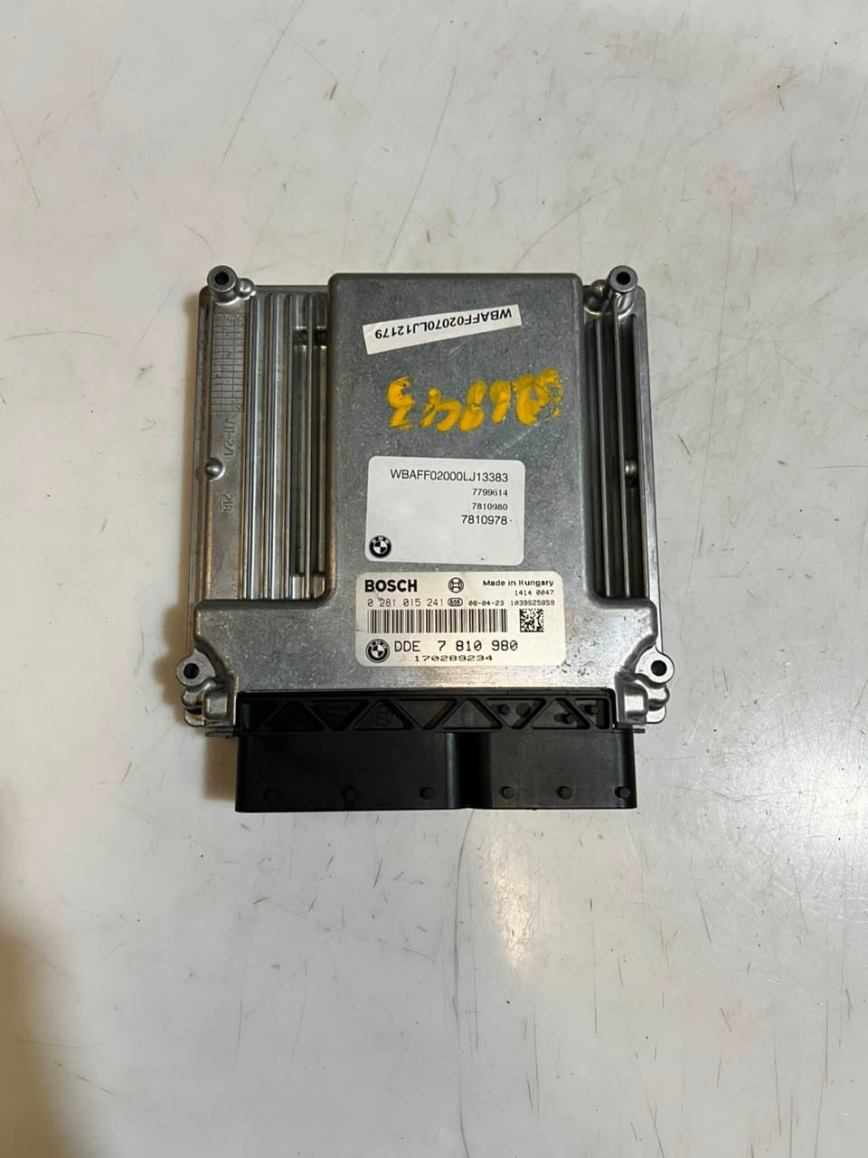 2008 BMW X5 E70 3.0sd M57N2 Engine Control Unit ECU SET DDE+CAS3 7810980