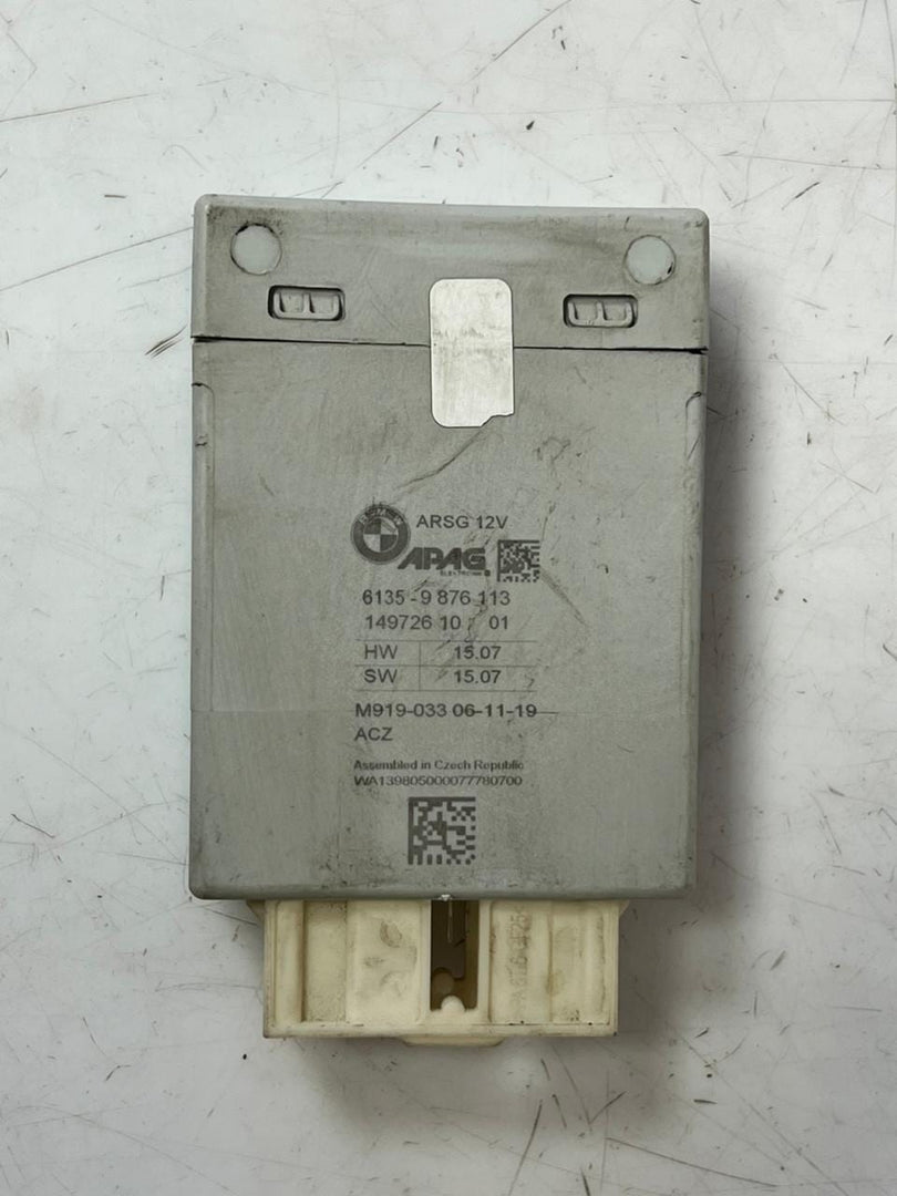2019 BMW X5 G05 ELECTRONIC COMPUTER TRUNK ROLLER SHUTTER MODULE 9876113 OEM