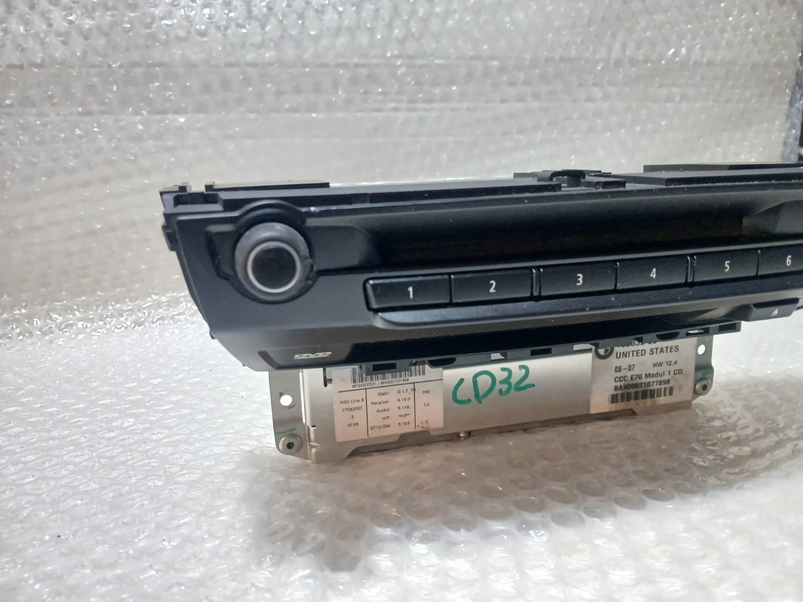 BMW X5 E70 2008-2012 DVD CD 1 CCC Professional Navigation Head Unit 9159047