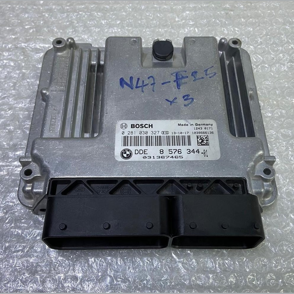 OEM BMW X3 F25 N47N DIESEL ENGINE CONTROL UNIT MODULE DDE ECU ONLY 8576344