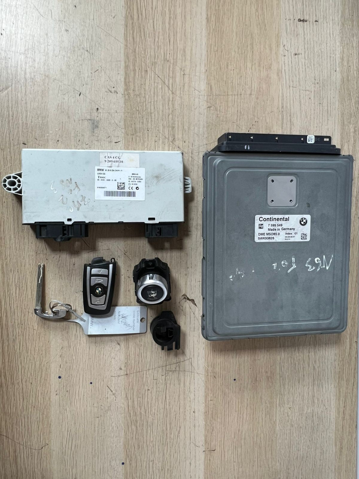 BMW F02 N63 750I MSD85 Engine Control Module Unit DME 7595549 5WK93826