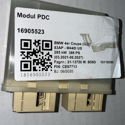 22- PDC MODULE M440i G22 coupe 4 ser USA 2021 USS-04 HIGH