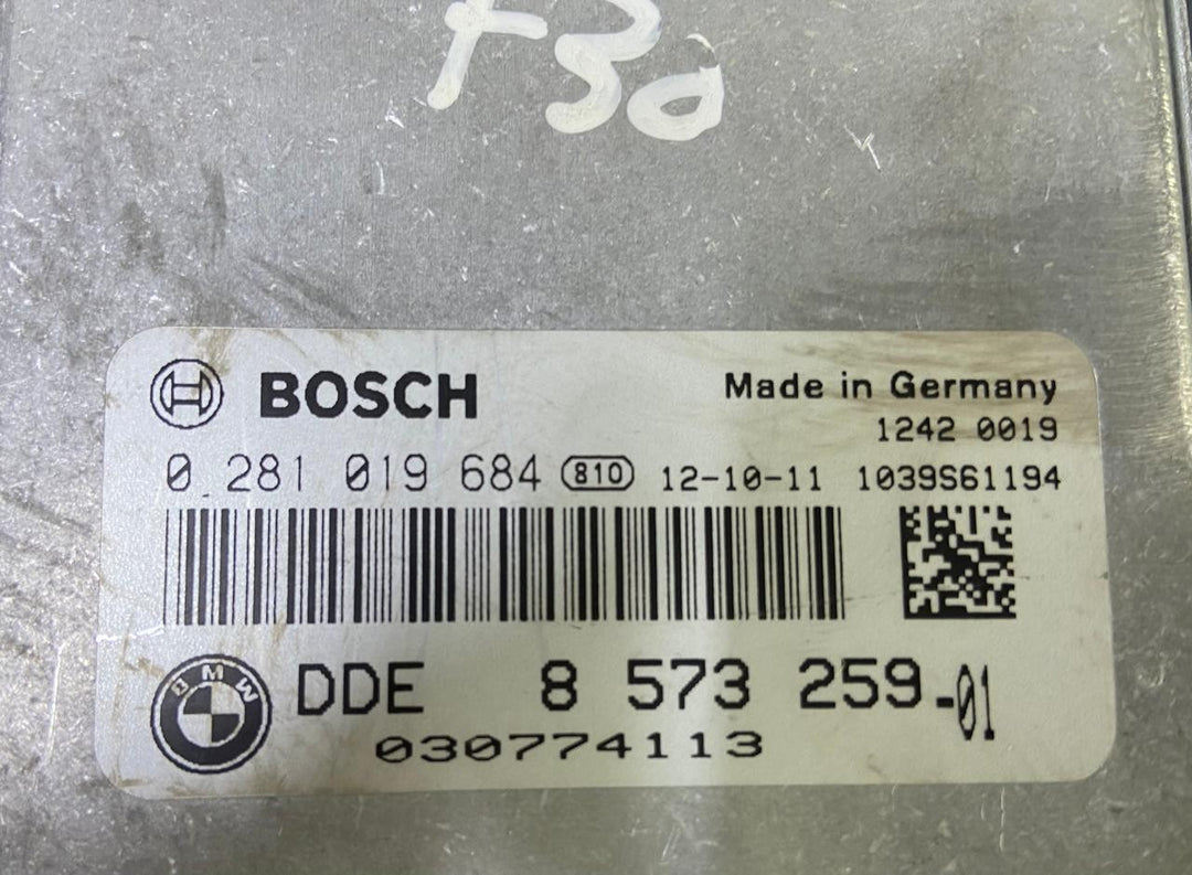 OEM BMW 320d N47N F30 2013 ENGINE CONTROL UNIT ECU KIT DDE 8573259 BOSCH