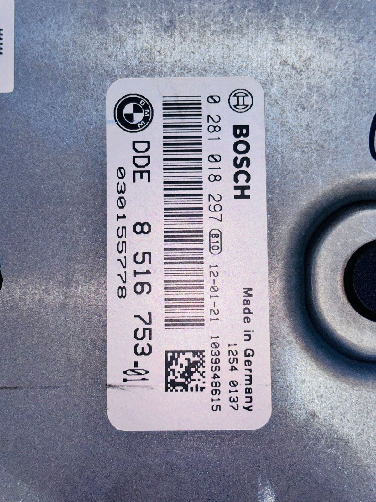 ECU set N57 730D 3.0 automatic 2012 F02  8516753 CAS KEY ECM DIESEL LHD