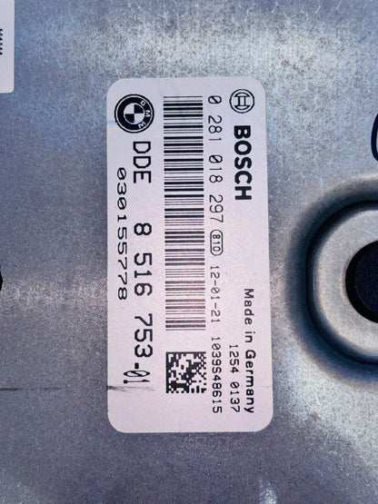 ECU set N57 730D 3.0 automatic 2012 F02  8516753 CAS KEY ECM DIESEL LHD