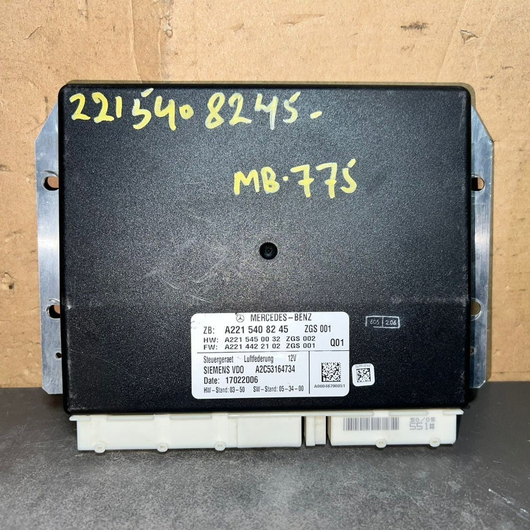 07-13 MERCEDES W221 S-CLASS AIR SUSPENSION CONTROL UNIT MODULE A221 5408245 OEM