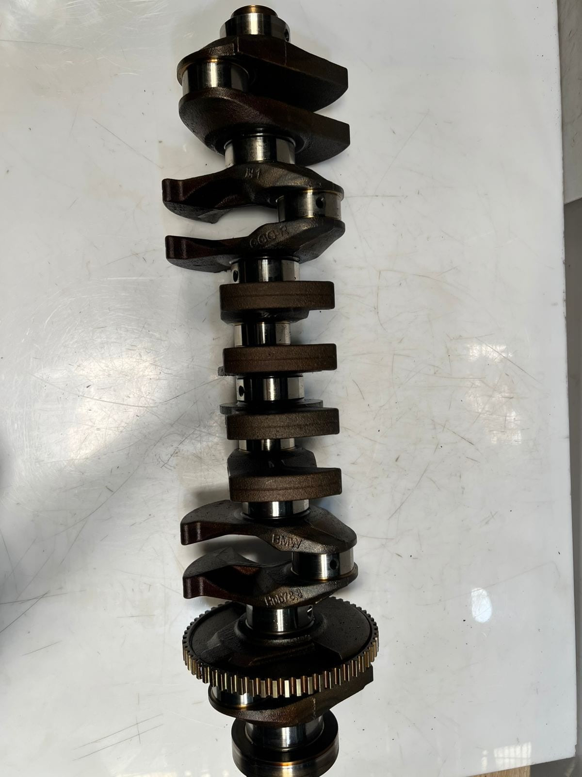 2006-2007 BMW 325i 3 Series E90 2.5 petrol N52 Engine Crankshaft 7553287 OEM