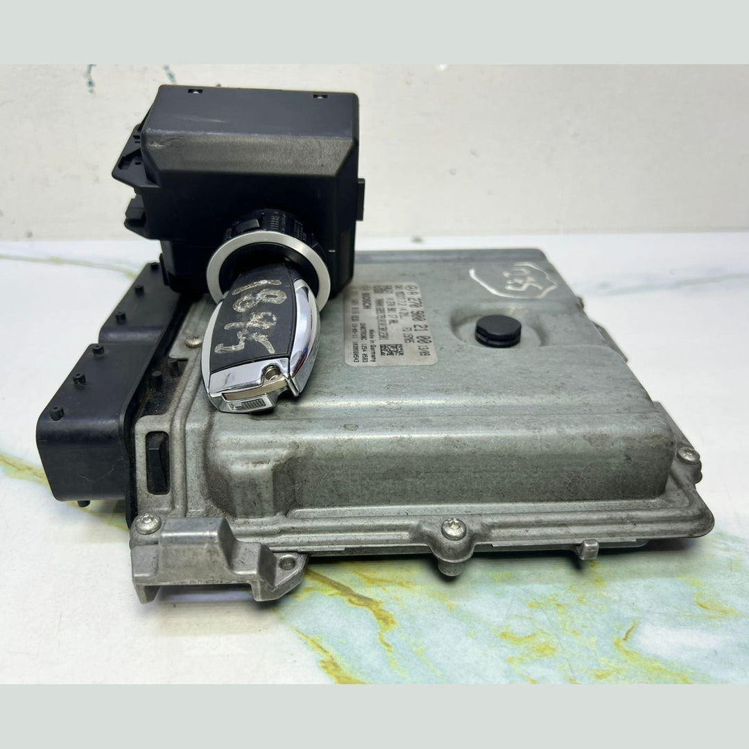 Mercedes CLA ECU Engine Control Module Ignition Key Switch Set A270 9002100 OEM