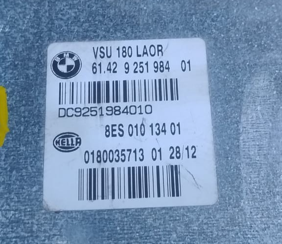 BMW X3 F25 2012 VOLTAGE CONVERTER CONTROL MODULE ECU 9251984