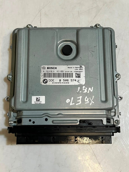 2010 BMW X5 E70 N57 Engine Control Unit ECU DDE ONLY 8506574 OEM