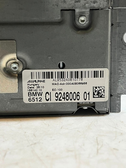 2011 BMW 5 Series F10 F11 NAVIGATION HEAD UNIT NBT Audio Player 9248006 OEM