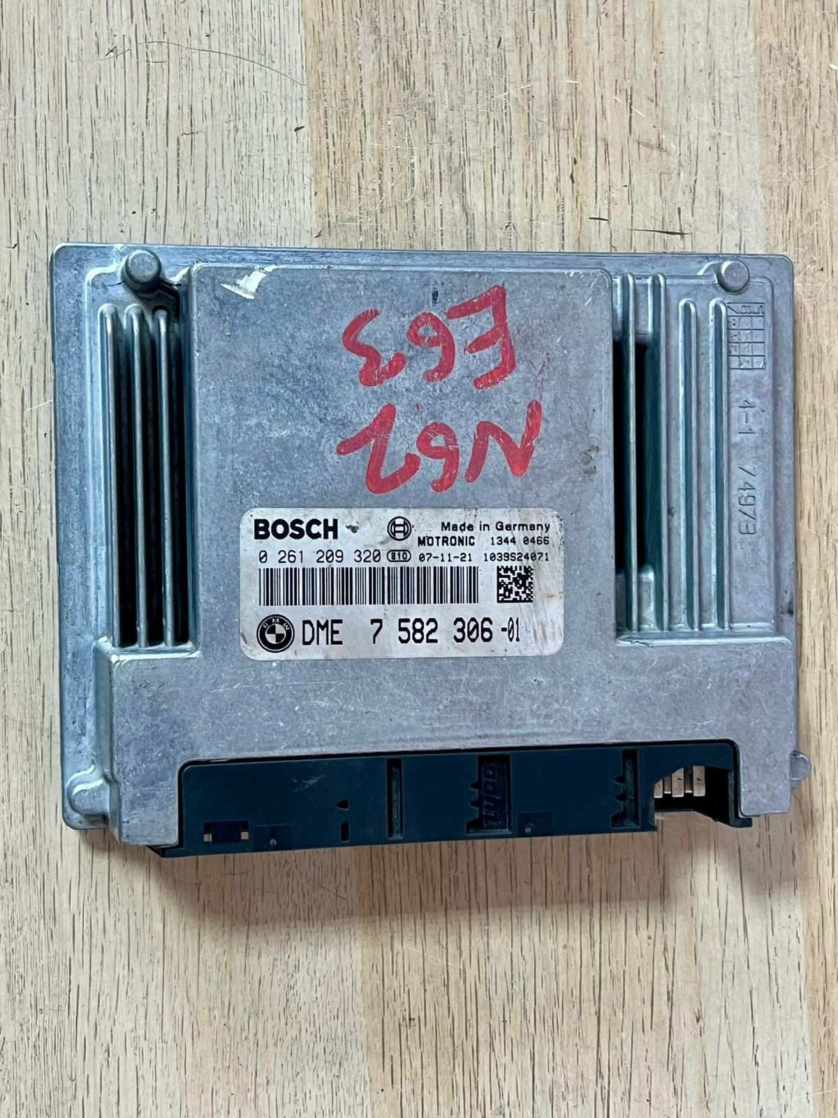 2008 BMW 750Li Engine Control Unit 7582306 750Li, X5, E60, E61, E63 E64 E65 4.8 